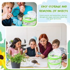 Sherr butterfly habitat cage with washable bottom for quick cleaning