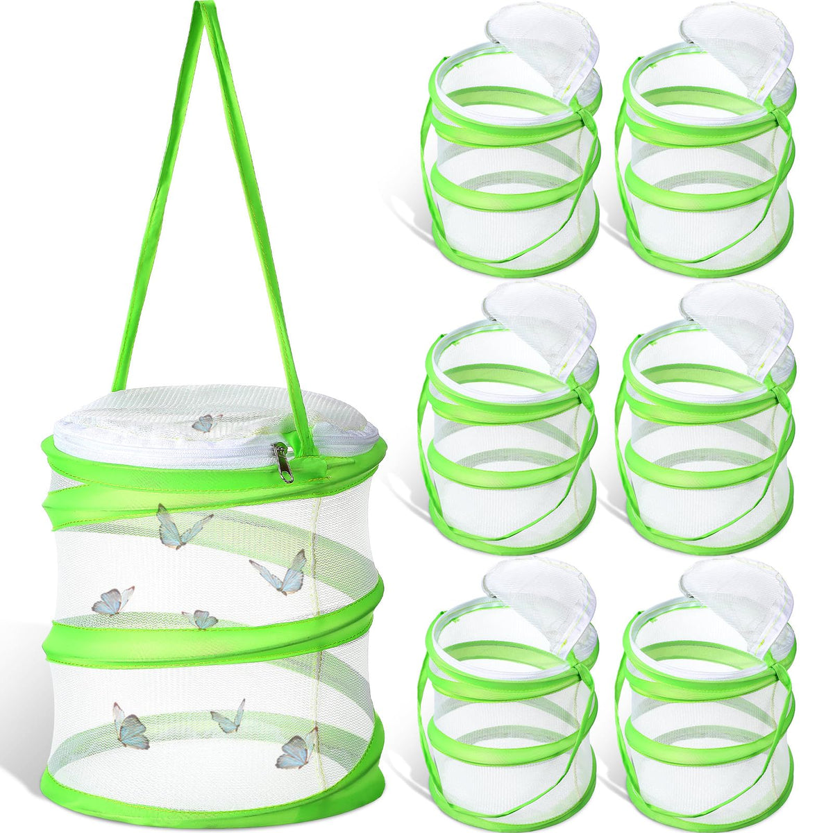 Sherr mini butterfly habitat cage folded for compact storage