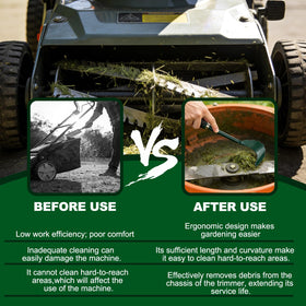 Shgxjjnb rust-resistant construction ensures durable cleaning tool for regular maintenance.