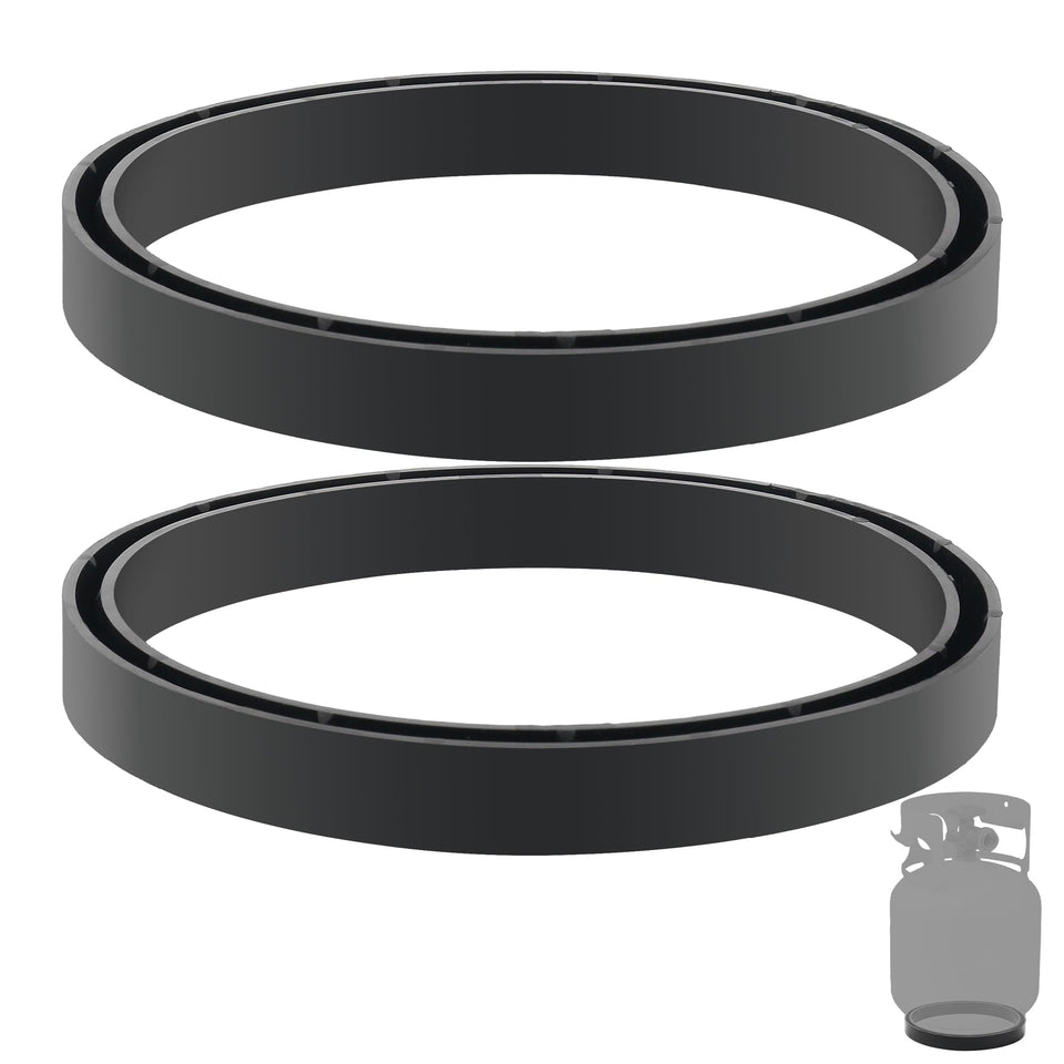 Shiguan ring base for propane tank provides stable surface protection.
