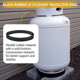 Shiguan ring base supports 20-40 lb tanks securely.