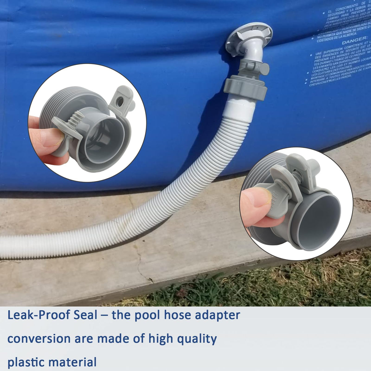 Shiguan universal compatibility supports multiple pump models for Intex pools.