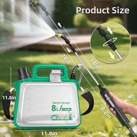 SHIJING sprayer offers three nozzles for versatile garden spraying