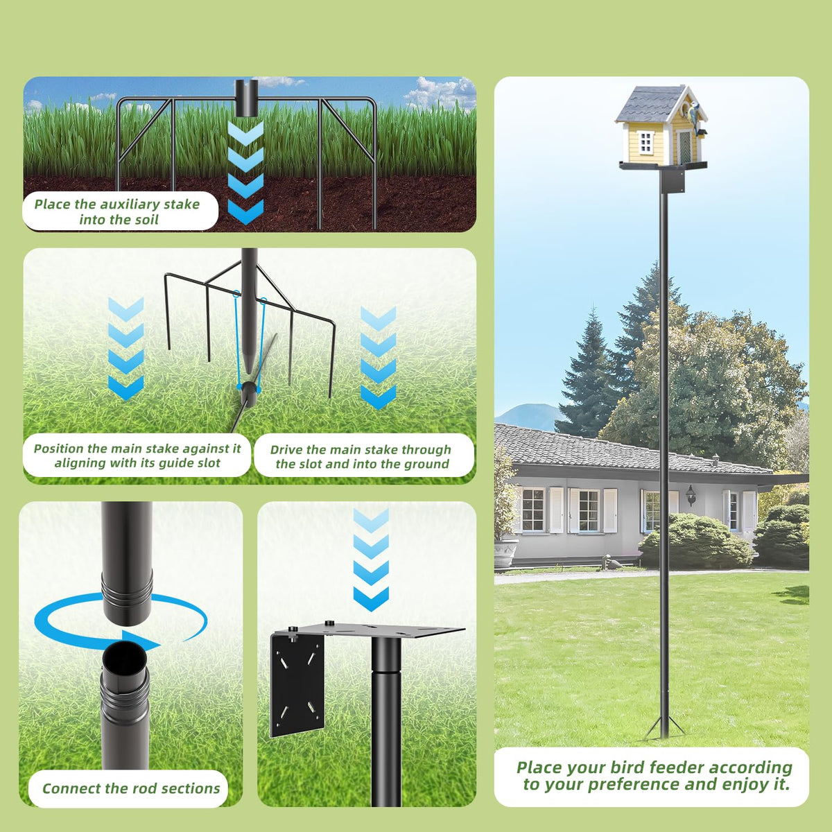 SHIJING outdoor decorative pole enhances garden aesthetics.