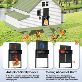 Shikha alert system with red light and beep signals potential issues.
