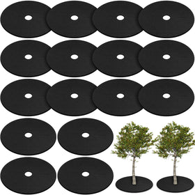 Shimeyao tree mulch ring 32in diameter protects roots while allowing air and water flow