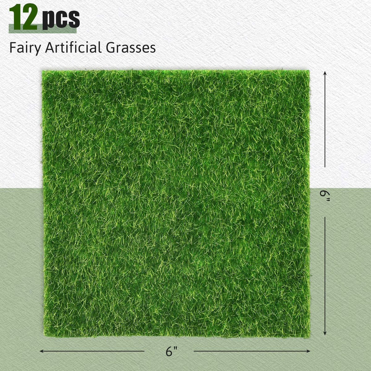 Shindel artificial grass squares for a tiny garden or miniature scenes.
