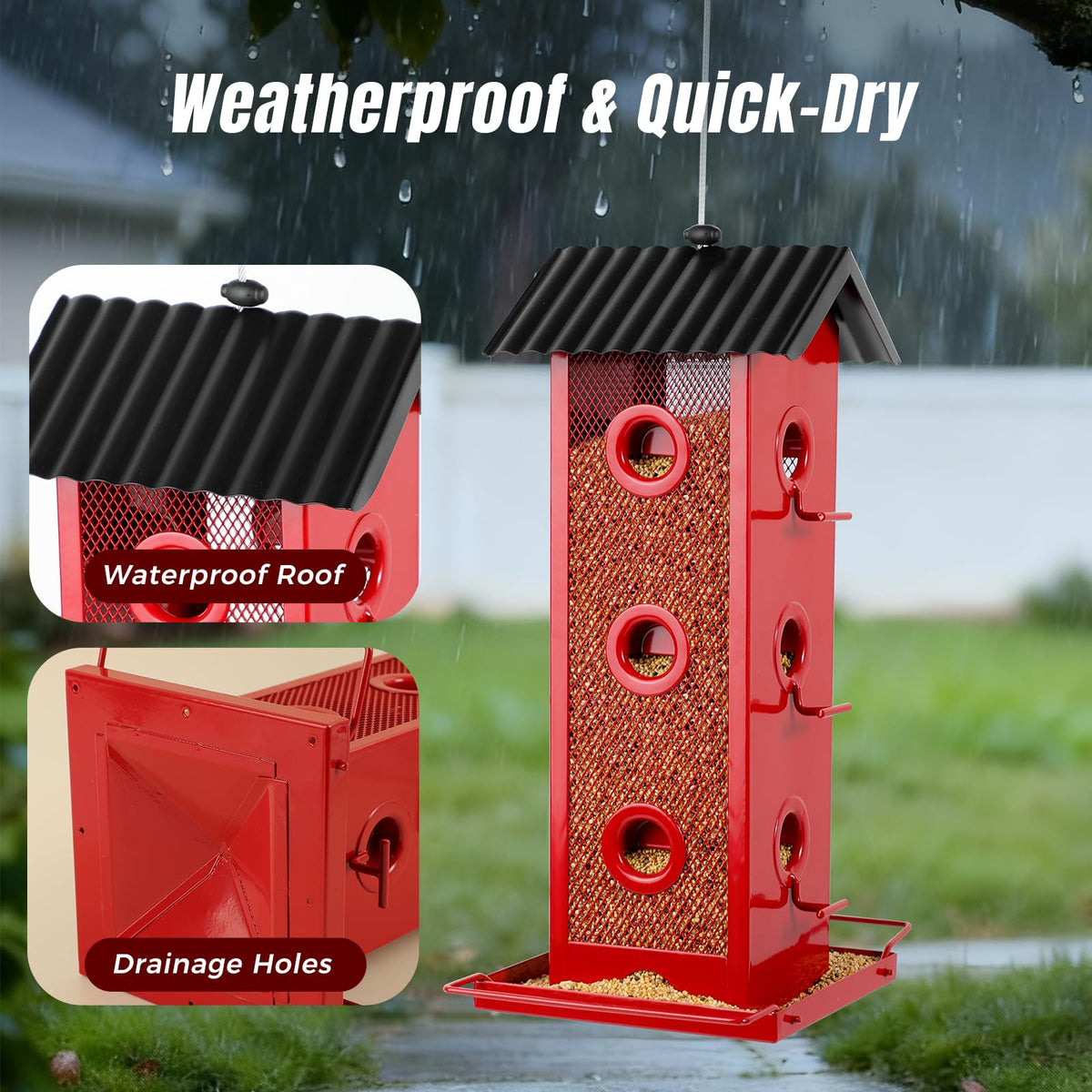 Shineforu rust-proof waterproof construction stands up to weather.