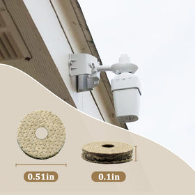 Shinelan Rain Sensor hygroscopic disc closeup showing material that responds to moisture for sensor triggering.
