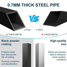 Shineled plant pot tray supports 3–5 inch pots up to 17 inches tall.