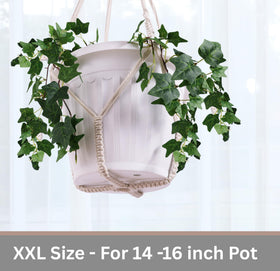 Shineloha 15-inch pot compatibility ensures secure, stylish plant displays.