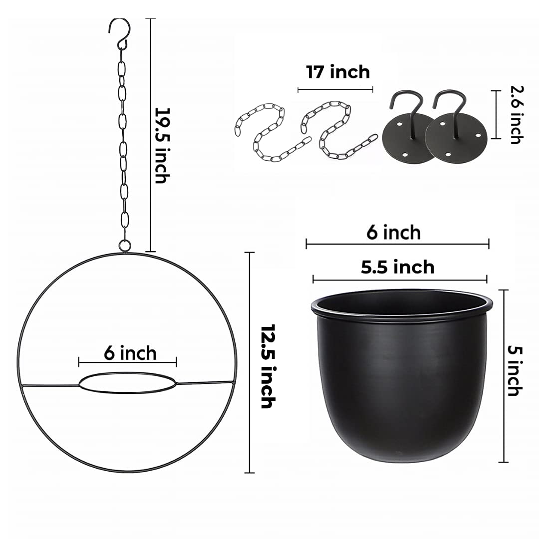 Detachable pot from Shineloha hanger for standalone use.