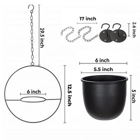 Detachable pot from Shineloha hanger for standalone use.