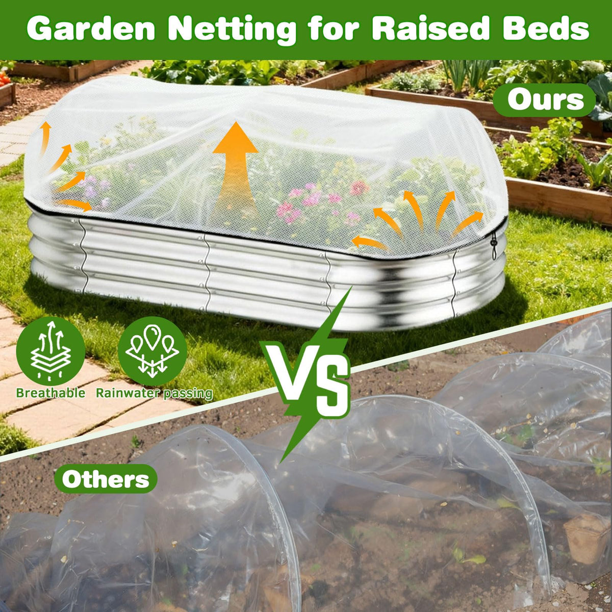 ShineSirius breathable mesh supports healthy photosynthesis and airflow