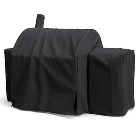 SHINESTAR 3737 grill cover on Outlaw 2137 provides waterproof protection for all-season use