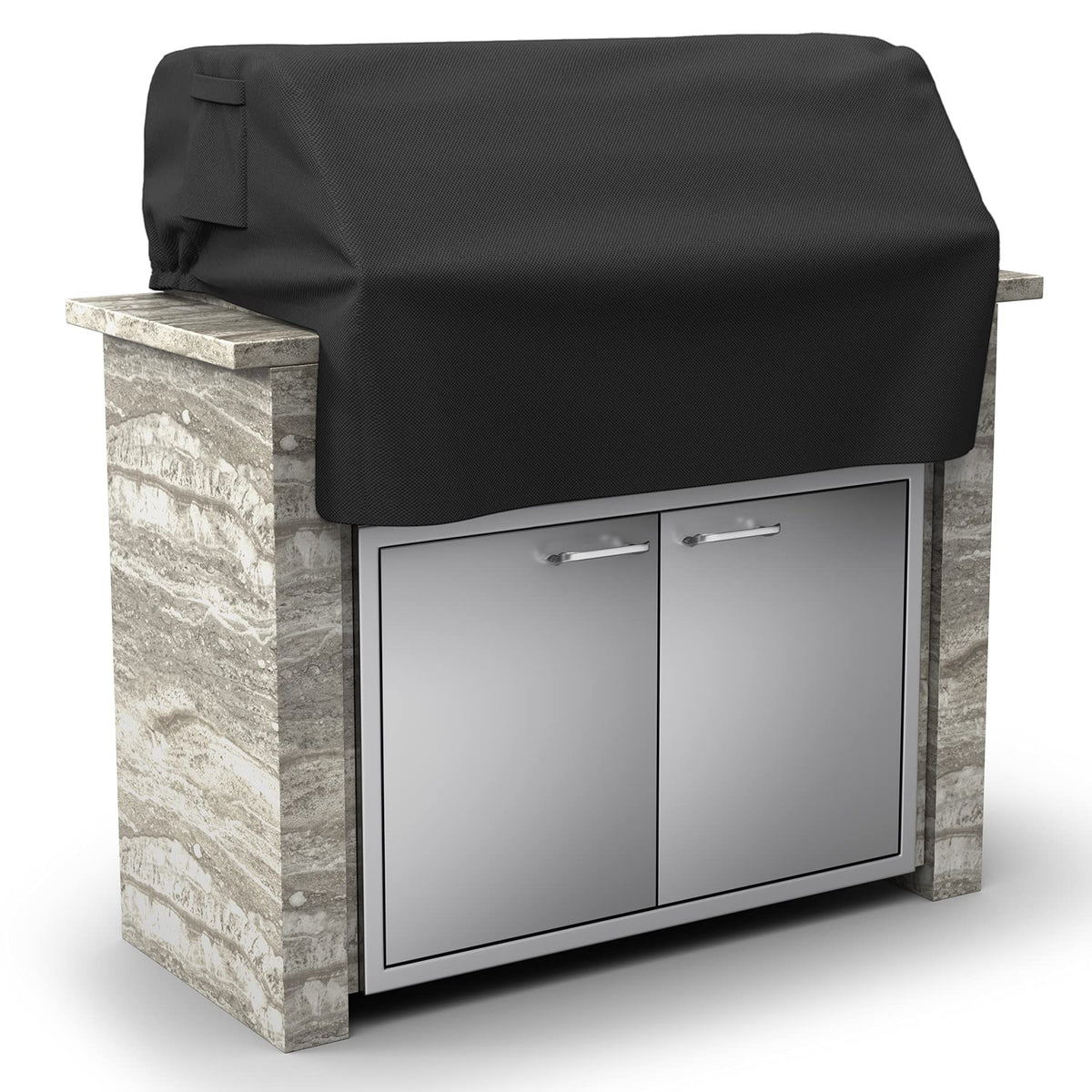 SHINESTAR 38-inch built-in grill cover for DCS shields your grill from rain and debris.