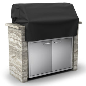 SHINESTAR 38-inch built-in grill cover for DCS shields your grill from rain and debris.