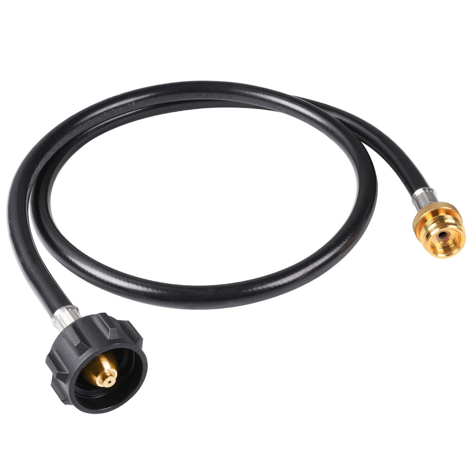 SHINESTAR 4 ft propane hose attachment connects 1 lb appliances to 20 lb tanks for outdoor cooking