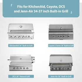 SHINESTAR 600D heavy-duty fabric keeps grill protection durable against sun and wear.