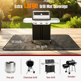 SHINESTAR deck-protector 65x51 shields surfaces from heat and stains.