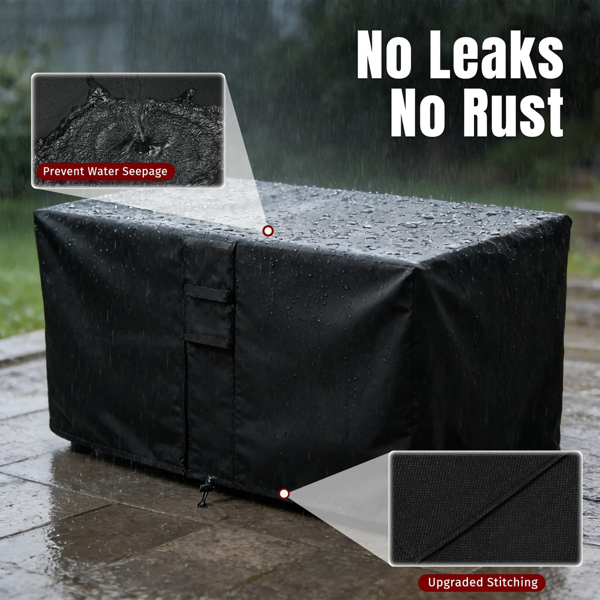 ShineStar fire pit cover UV fade protection keeps color vibrant