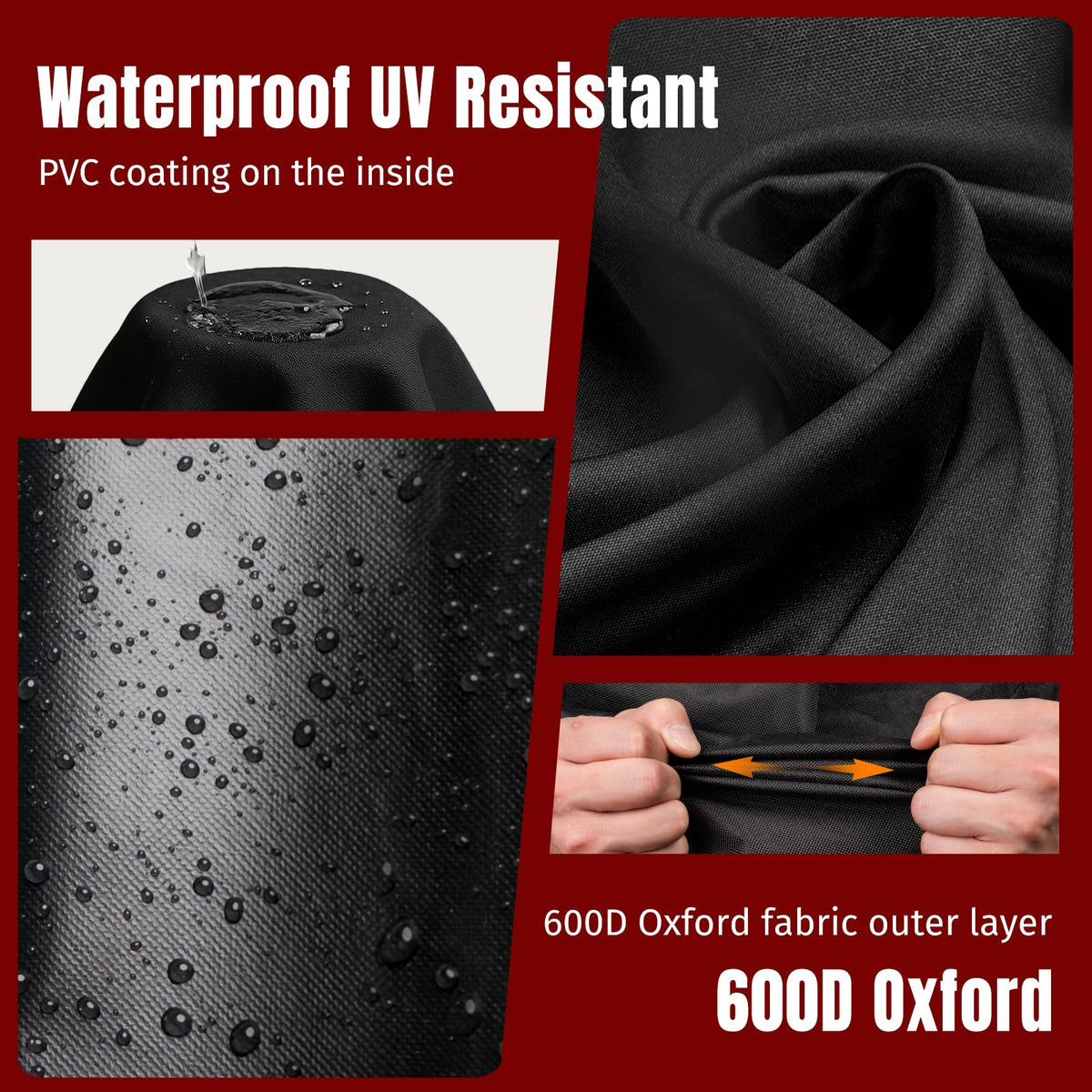 PVC waterproof coating on SHINESTAR cover keeps the pit dry after rain.