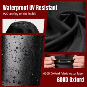 PVC waterproof coating on SHINESTAR cover keeps the pit dry after rain.