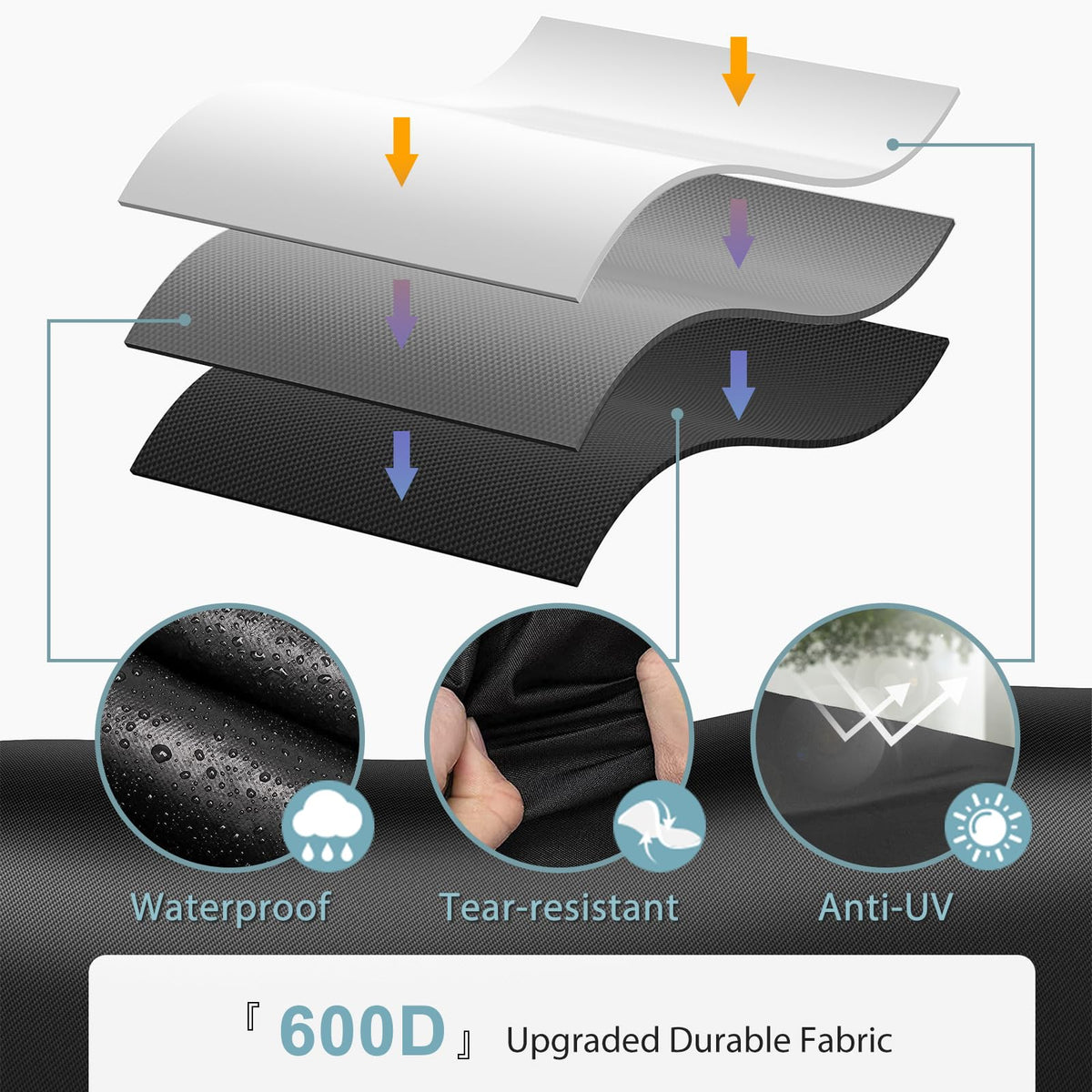 SHINESTAR waterproof fabric protects the pit from rain and moisture.