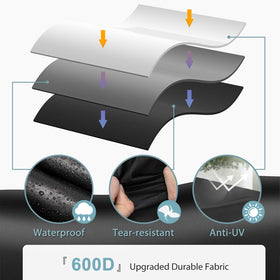 SHINESTAR waterproof fabric protects the pit from rain and moisture.
