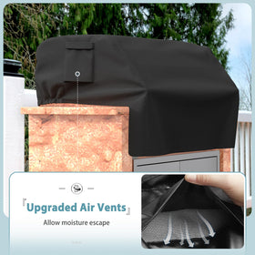 SHINESTAR vented grill cover reduces condensation under all weather