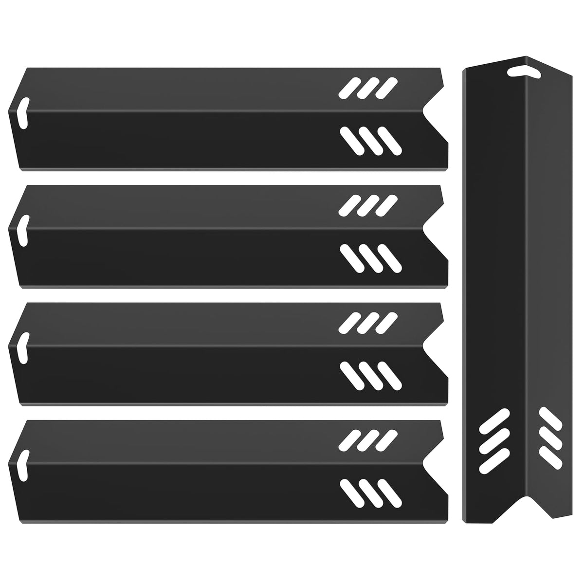 SHINESTAR heat plates for Academy five-burner grills showing durable, rust-resistant design