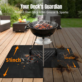 SHINESTAR heavy-duty-grill-mat lasts through multiple grilling seasons.