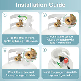 SHINESTAR secure connection nut ensures leak-free operation during long cookouts
