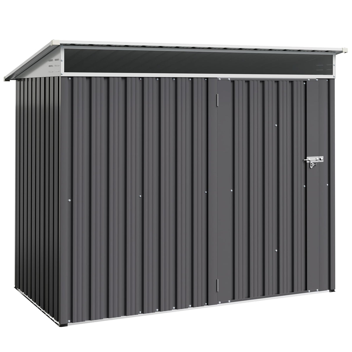 Shintenchi exterior side detail highlights rust-resistant metal durability.