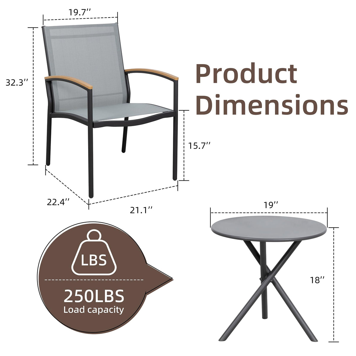 Shintenchi assembly instructions for a quick setup of the bistro set
