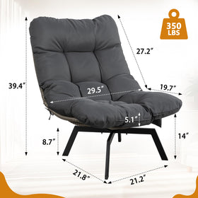Shintenchi swivel chair showing 360-degree rotation for flexible outdoor seating