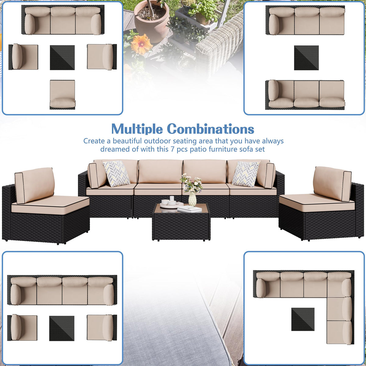 Shintenchi patio ambience for garden and poolside relaxation with modern style.
