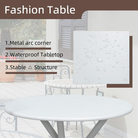 Shintenchi 3-piece bistro set designed for balcony or poolside relaxation