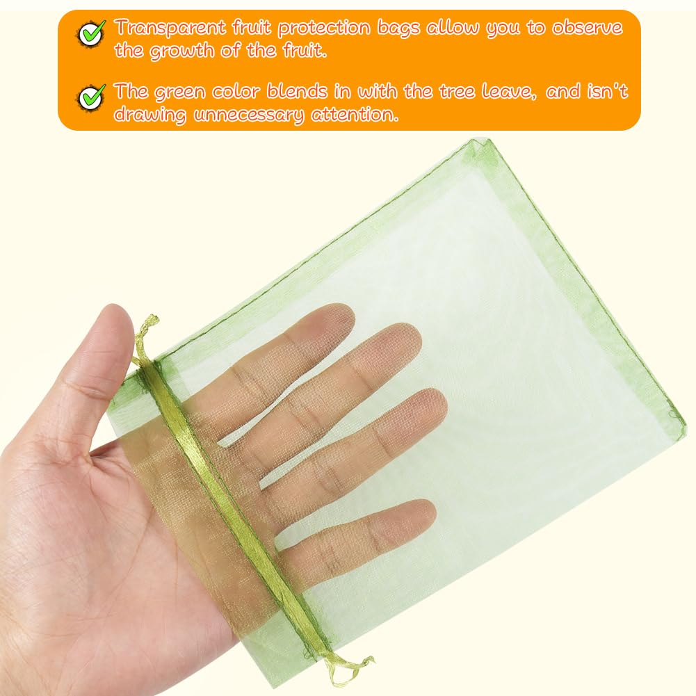 Shintop 100pcs fruit bags pack laid out for easy use