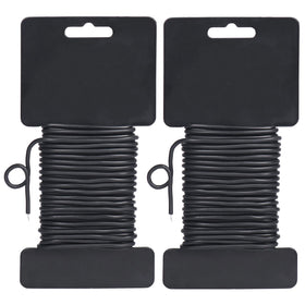 Shintop garden ties coiled on a trellis for sturdy plant support.