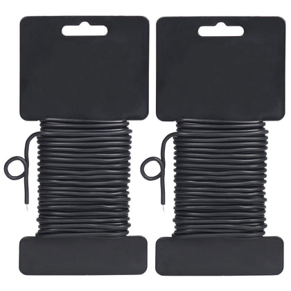 Shintop garden ties coiled on a trellis for sturdy plant support.