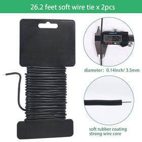 Shintop garden ties used to organize cables and keep cords tidy.