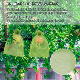 Shintop green mesh drawstring bag for fruit coverage