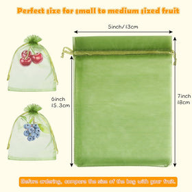 Shintop breathable mesh fabric showing airflow around fruit