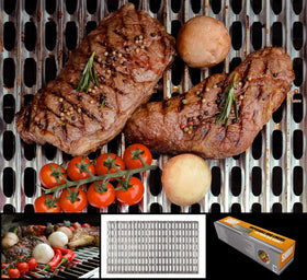 Shiny Innovations grill liner 20-inch for cleaner cooking and easy cleanup.