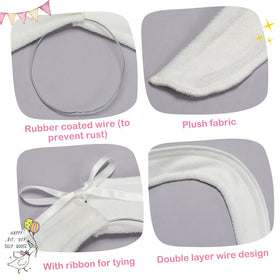 Shinylin white goose wings for porch perfect for seasonal yard decor.