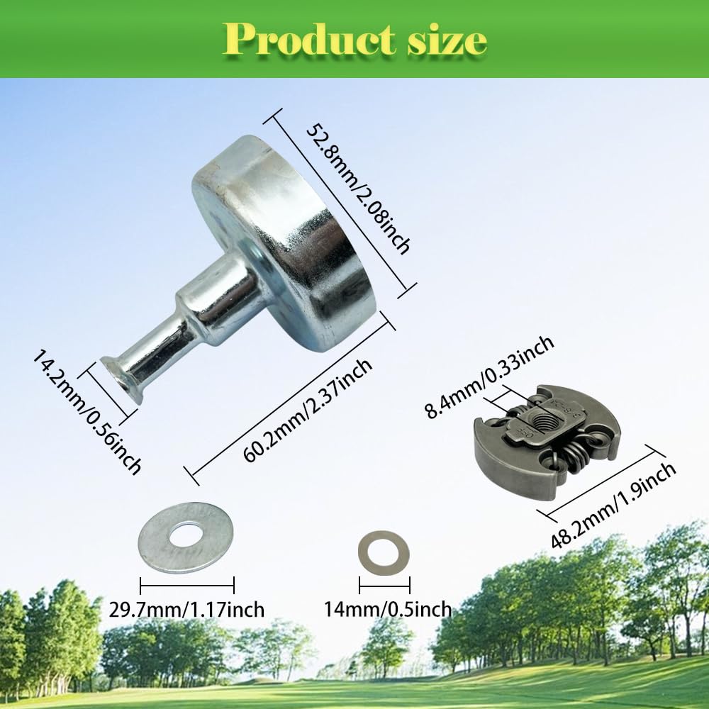 Shiosheng 753-05860 clutch assembly rear view for smooth operation