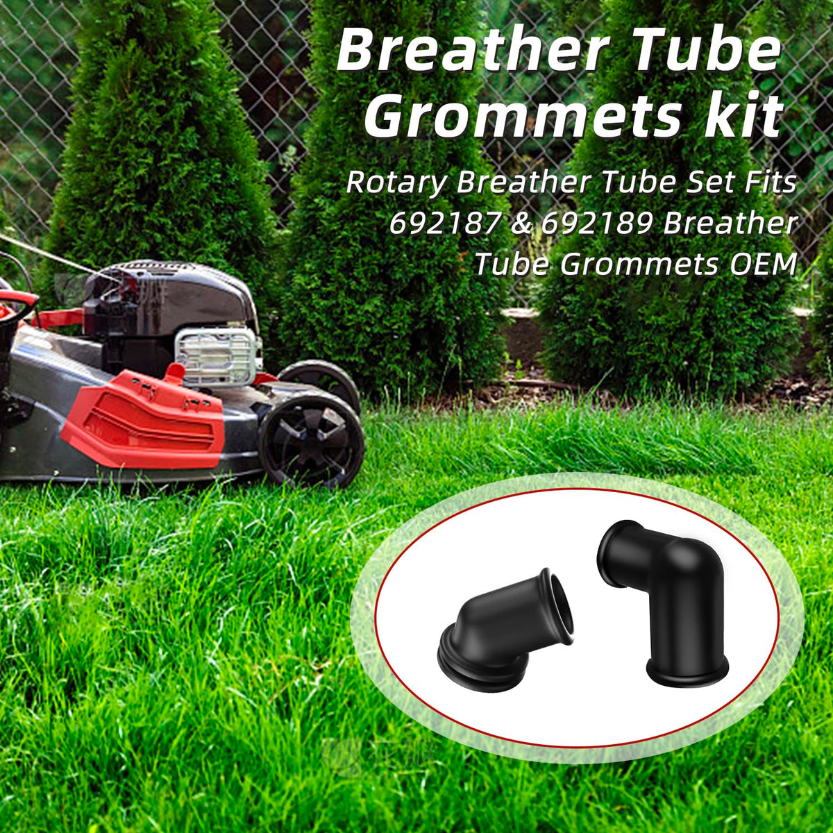 Shiosheng three-pack breather grommet kit for Briggs-Stratton engines