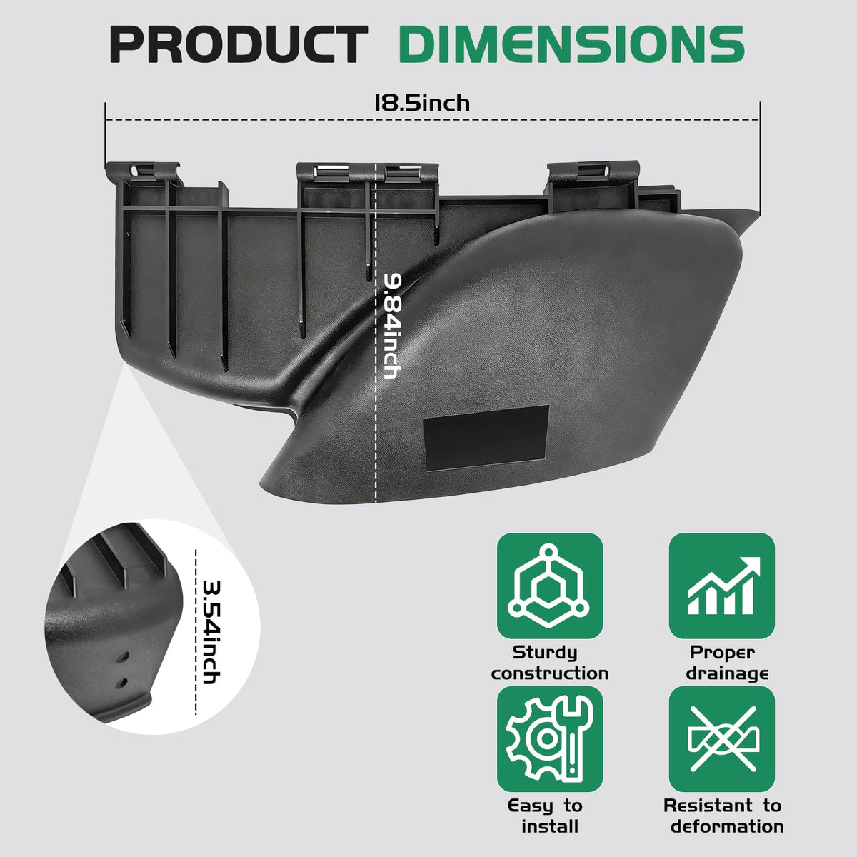 Shiosheng deck deflector installation steps for quick setup