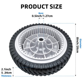 Shiosheng front-drive wheels with included gears for quick replacement.
